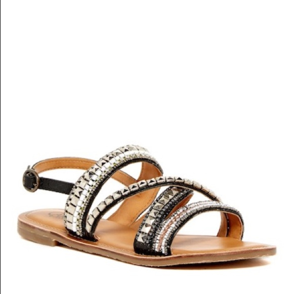 Carlos Santana Beaded Mia Sandal
